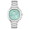 Versace V-Lady Square 40mm Turquoise Chronograph Watch