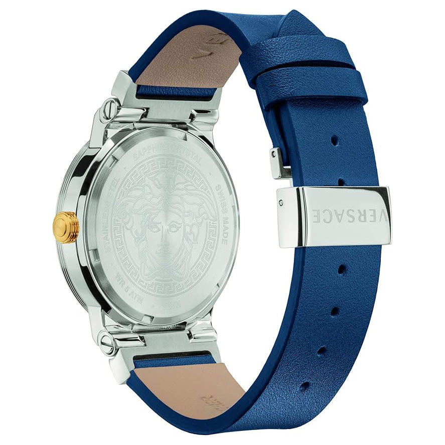 Versace Greca Logo Ladies' Blue Watch