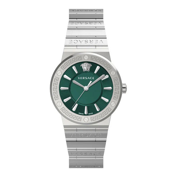 Versace Greca Logo Ladies' Green Watch