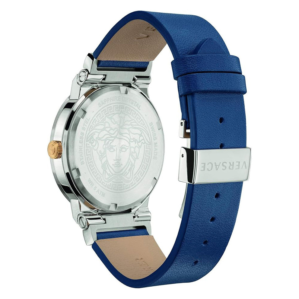 Versace Greca Logo Men's Blue Watch