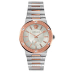 Versace Greca Logo Silver Quartz Men’s Watch