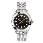 Versace Hellenyium 42mm Men's Black Stainless Steel Watch