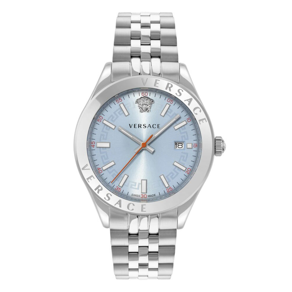 Versace Hellenyium 42mm Light Blue Men’s Classic Watch