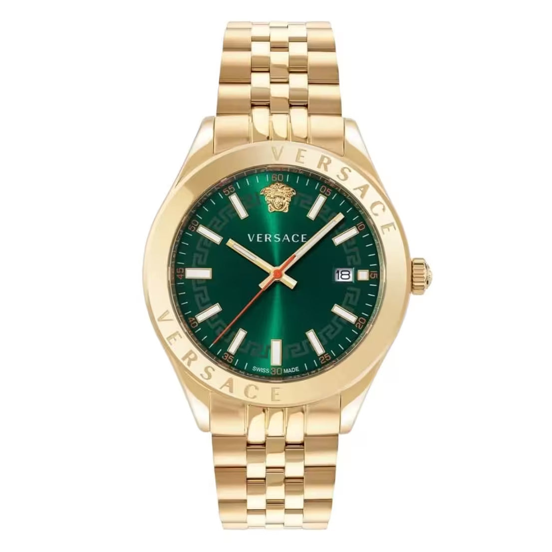 Versace Hellenyium 42mm Green Gold Men’s Dress Watch