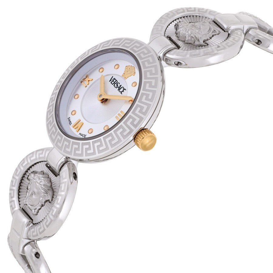 Versace Greca Jewel Ladies’ Silver Quartz Watch