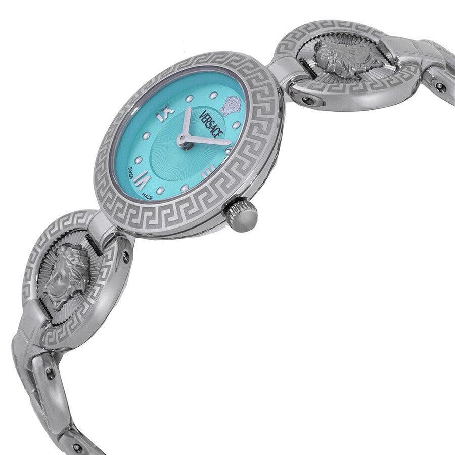 Versace Greca Jewel Ladies’ Turquoise Silver Watch