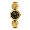 Versace Greca Jewel Ladies’ Black Gold Quartz Watch