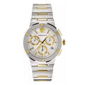 Versace Greca Logo Chrono Men’s Silver Watch