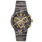 Versace Greca Logo Chronograph Men’s Grey Quartz Watch