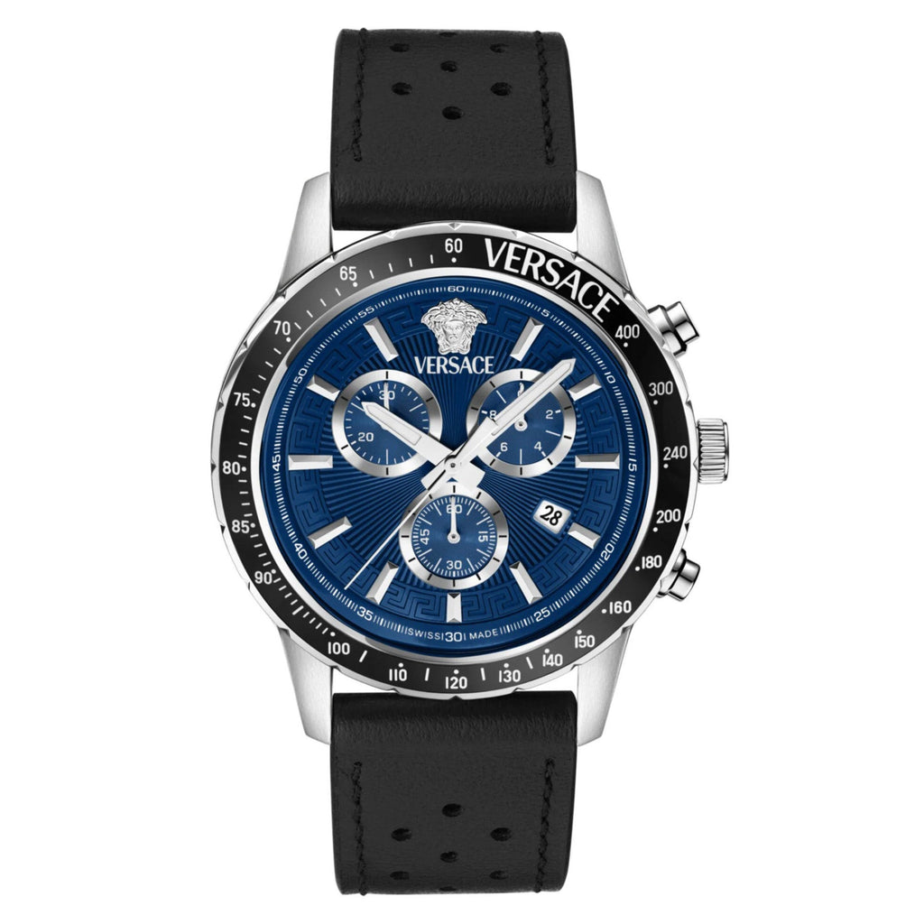 Versace Men’s Blue Sport Chronograph Quartz Watch