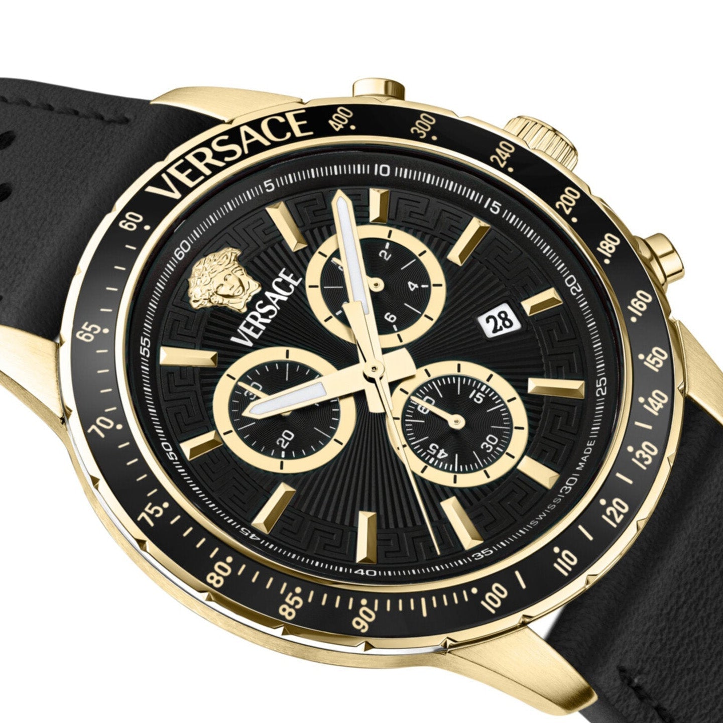 Versace Sport Chronograph Men’s Black Quartz Watch