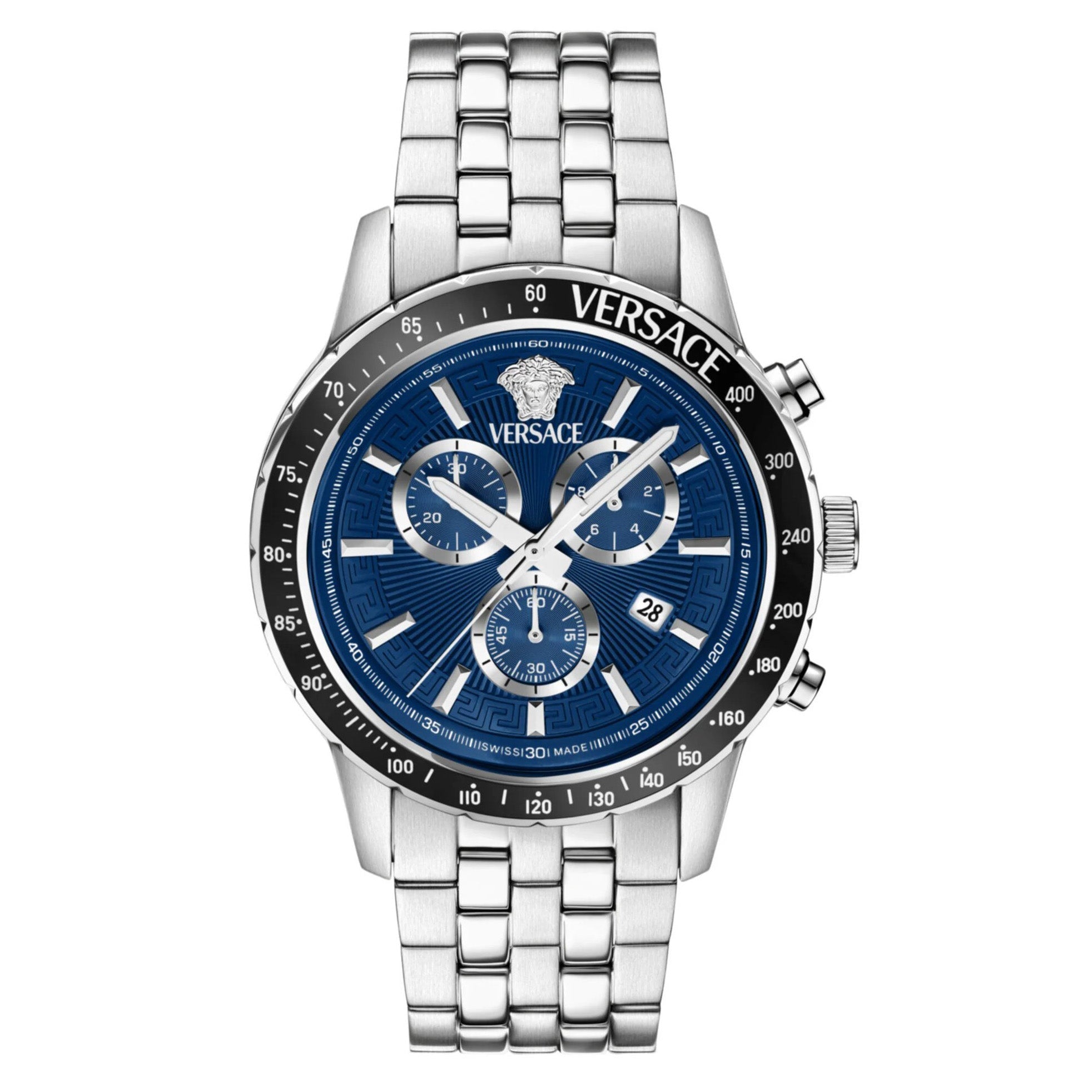 Versace Men’s Blue Sport Chronograph Quartz Watch