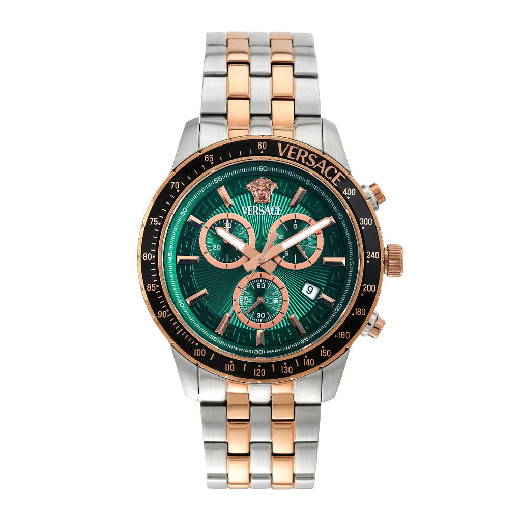 Versace Men’s Green Sport Chronograph Quartz Watch
