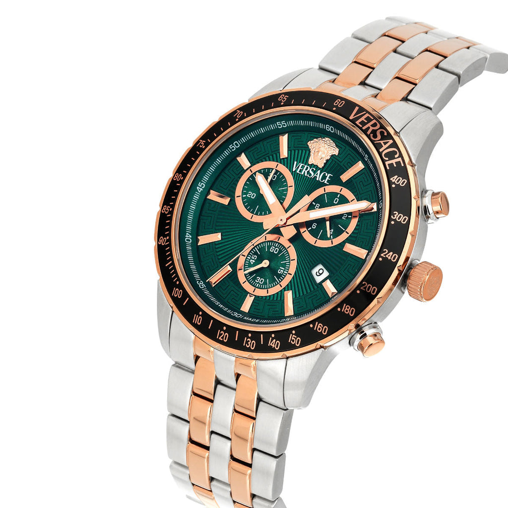 Versace Men’s Green Sport Chronograph Quartz Watch