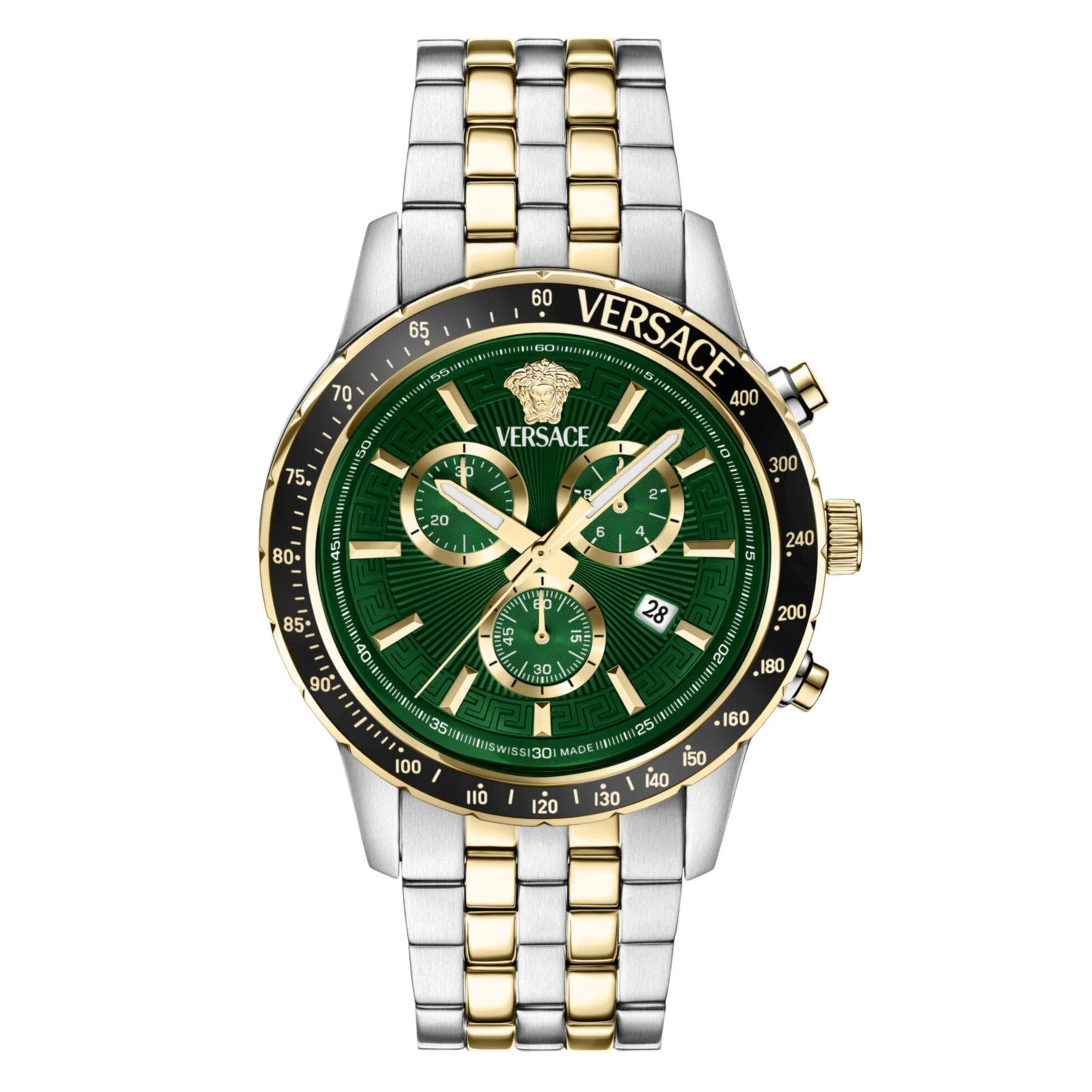 Versace Men’s Green Sport Chronograph Quartz Watch