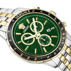Versace Sport Chronograph Men’s Green Quartz Watch
