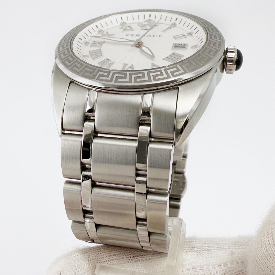 Versace V-Sport II Quartz Men's Silver Watch