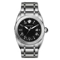 Versace V-Sport II 42mm Silver Bracelet Men's Dress Watch