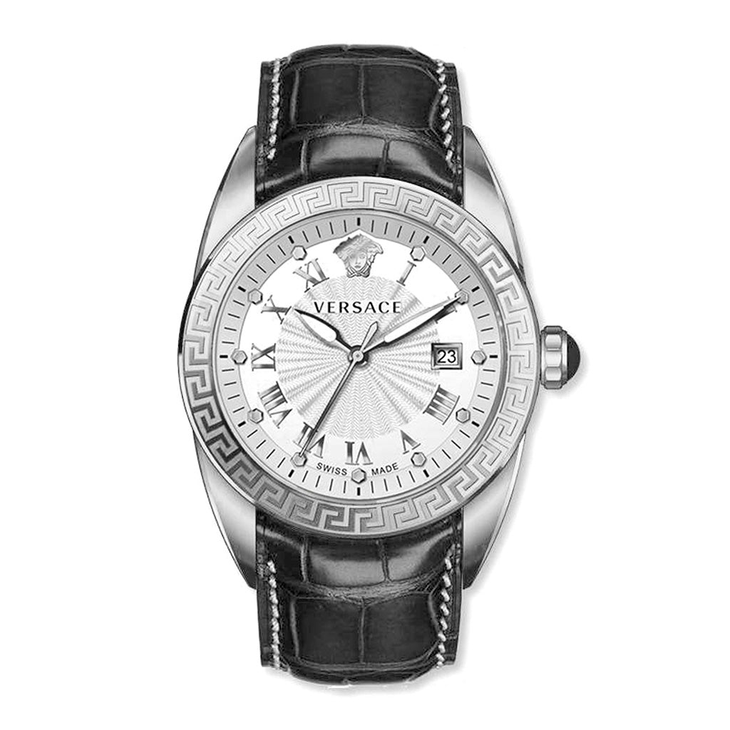 Versace Men's Watch 42mm V-Sport White Stainless Steel