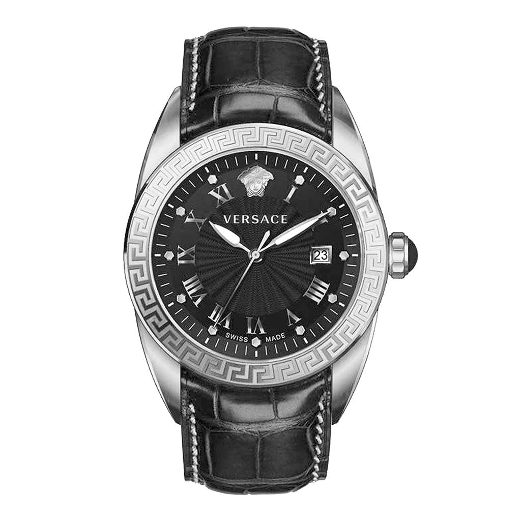 Versace Men's Watch 42mm V-SPORT II Black VFE120015