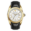 Versace V-Sport II 42mm Men's White Leather Watch