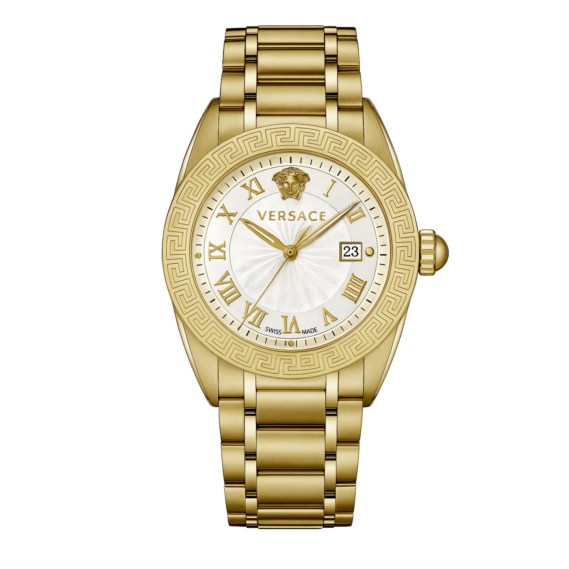 Versace V-Spirit Quartz Men's Gold White Watch