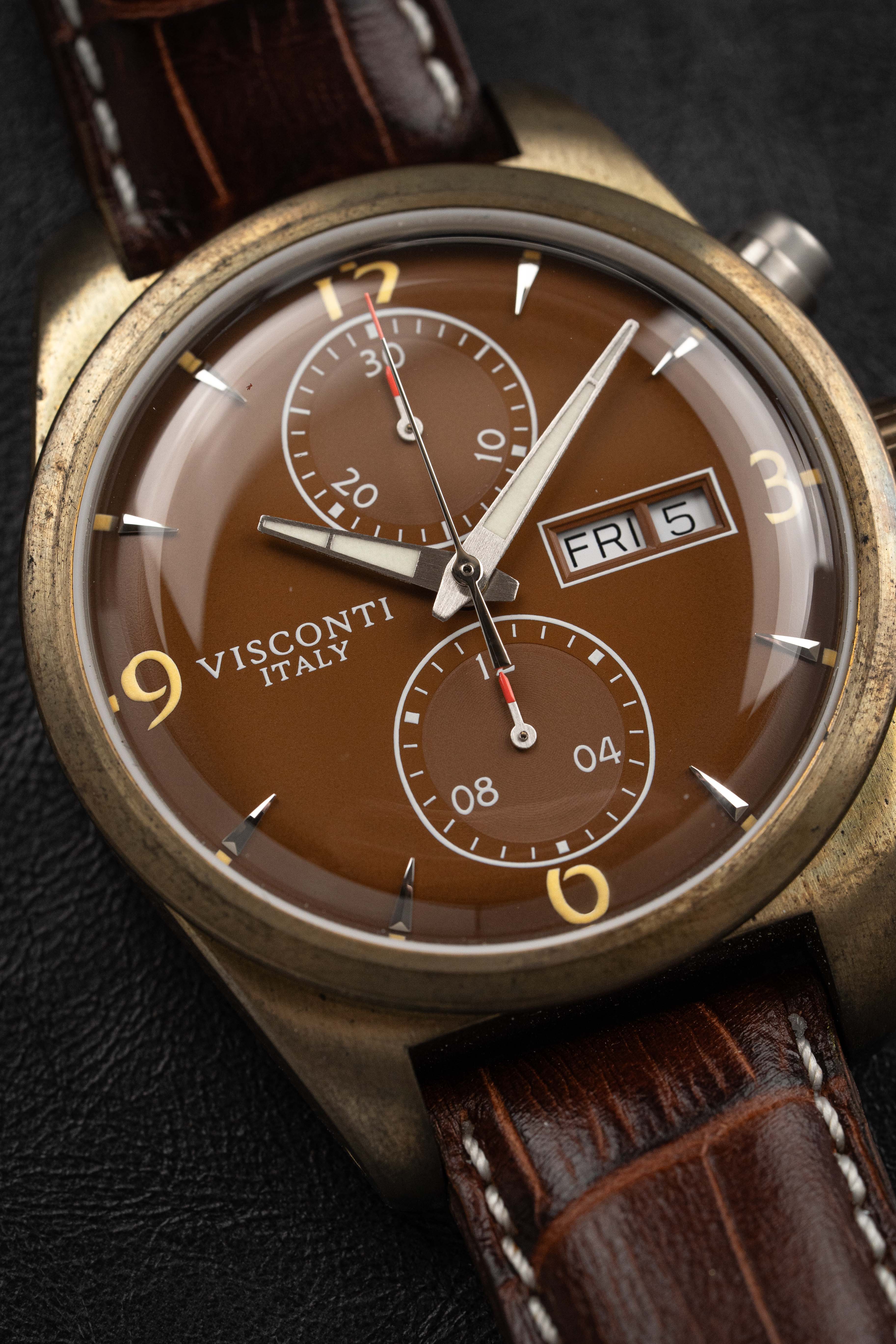 Visconti Watch Roma 60s Bronze 42mm