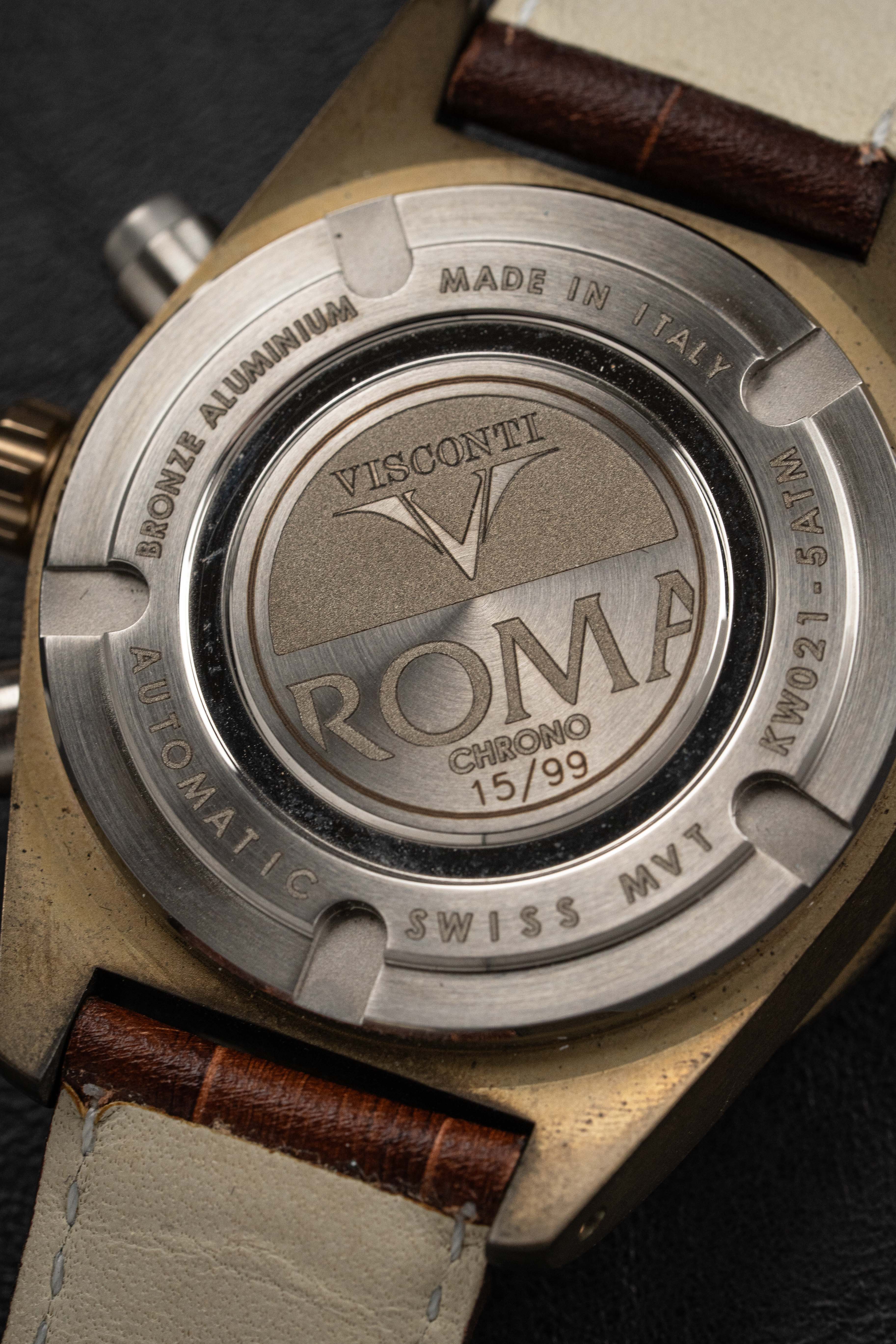 Visconti Watch Roma 60s Bronze 42mm
