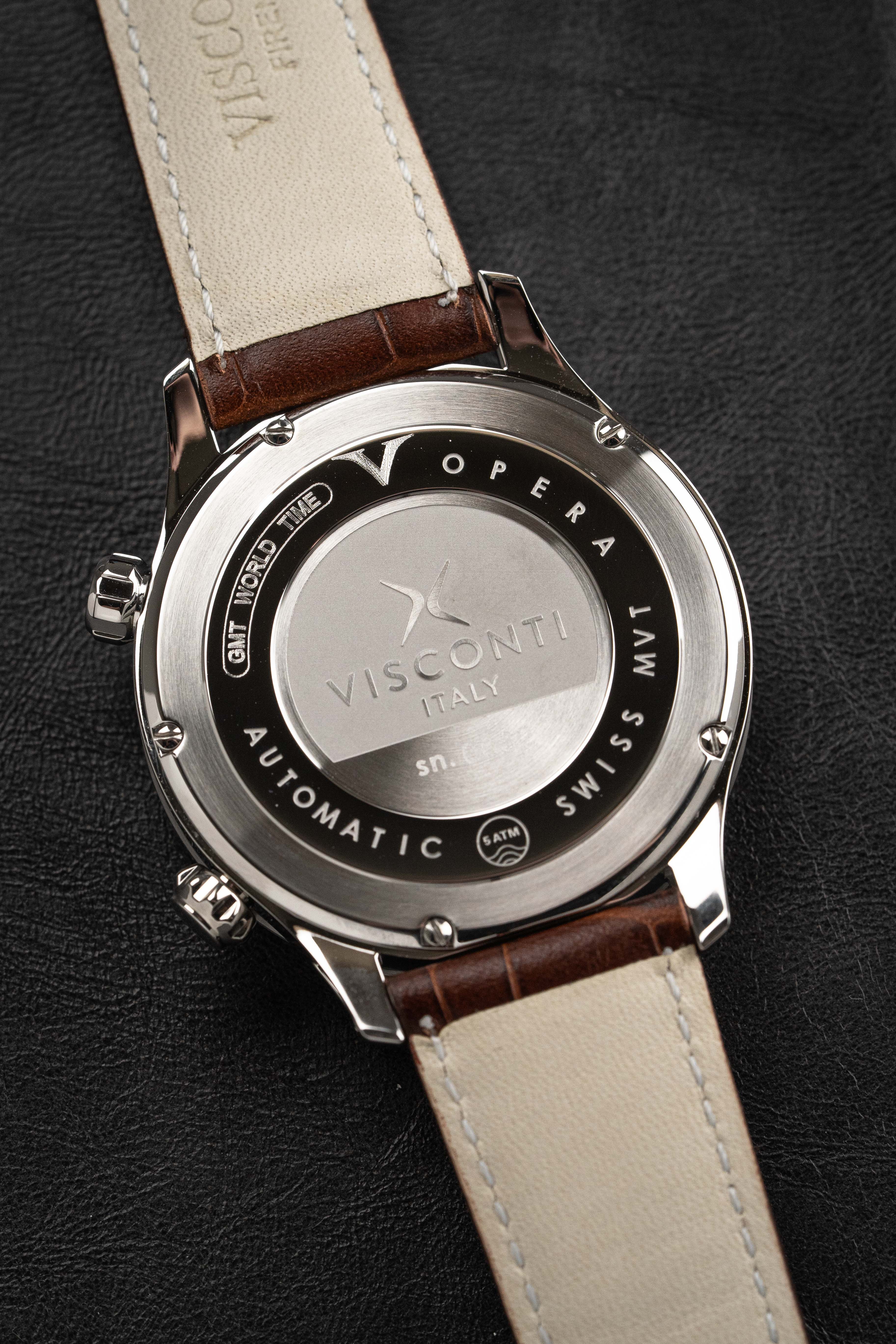 Visconti Watch Opera GMT Automatic 43.5mm Brown