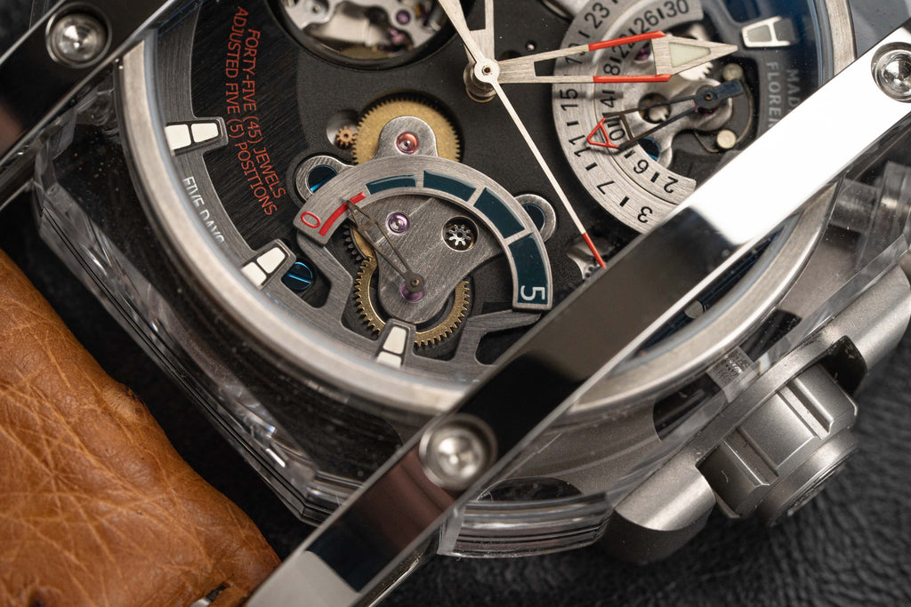 Visconti Watch 2Squared Crystal Demo Black Brown