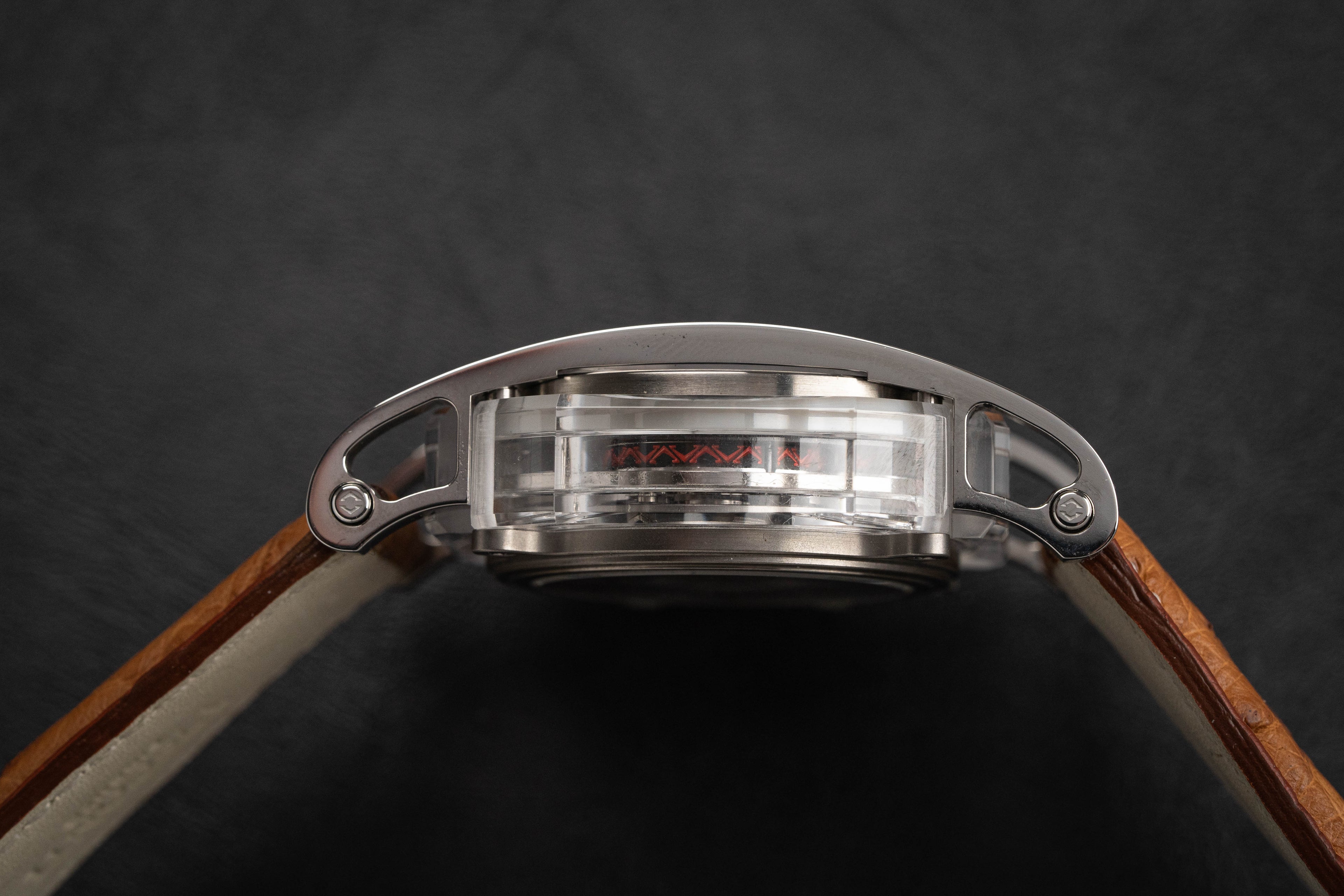 Visconti Watch 2Squared Crystal Demo Black Brown