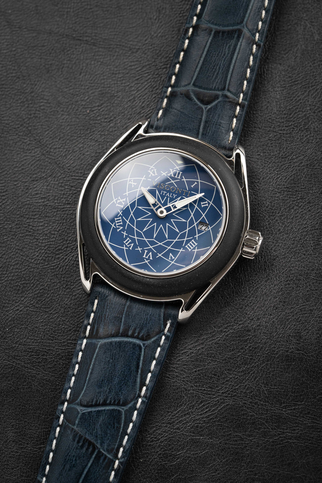 Visconti Watch Lava Evolution 42mm Blue