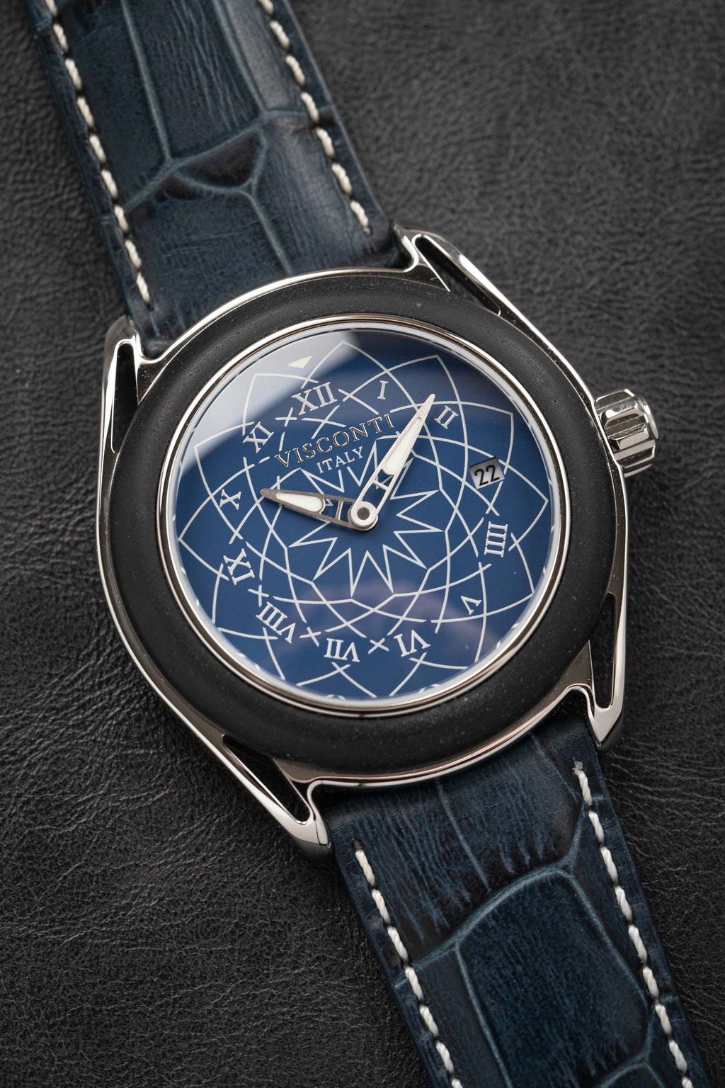 Visconti Watch Lava Evolution 42mm Blue