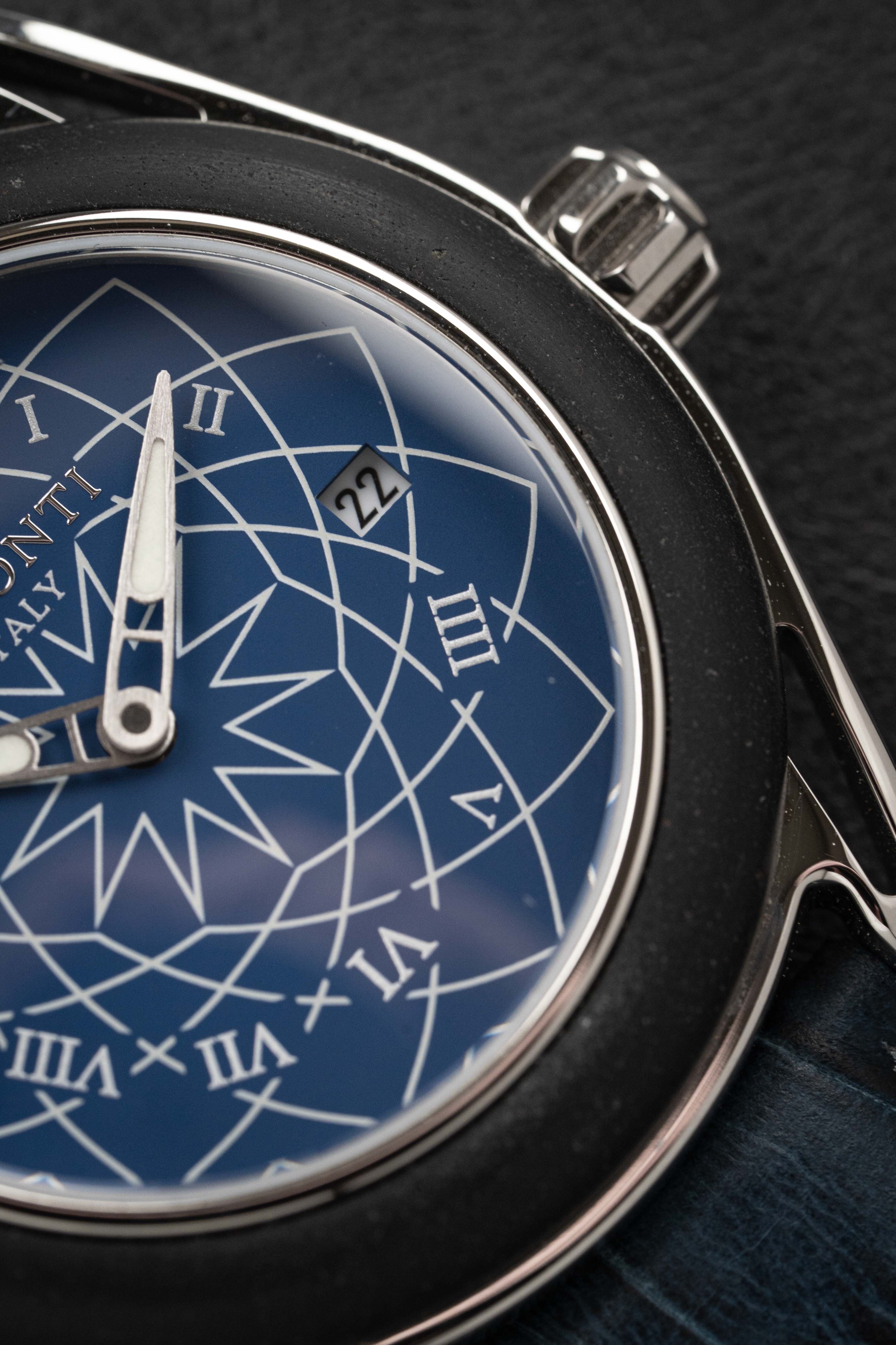 Visconti Watch Lava Evolution 42mm Blue