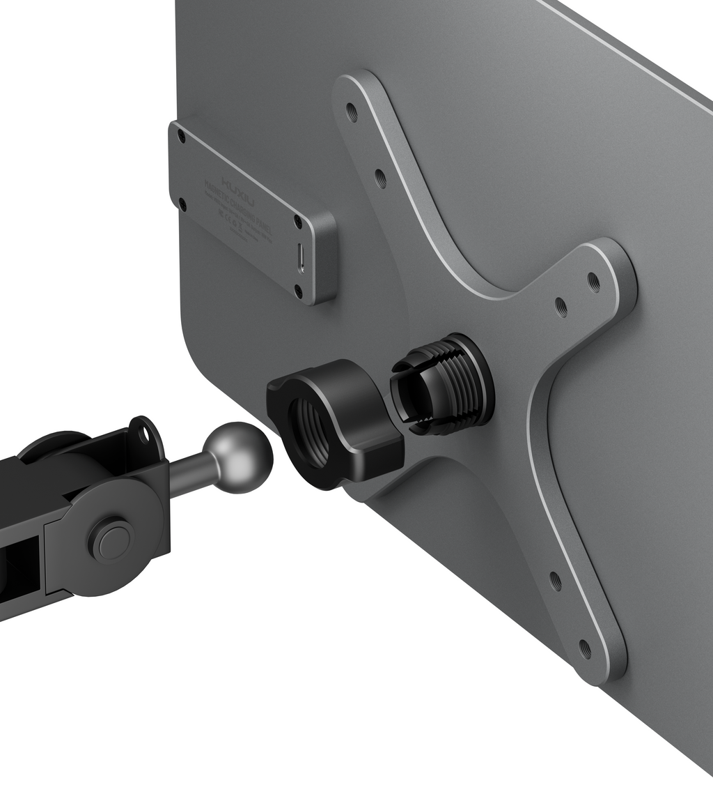 KUXIU VS02 Magnetic Charging Panel for iPad – VESA & Ball Mount