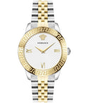 Versace Ladies Watch Greca Signature  38mm White Gold