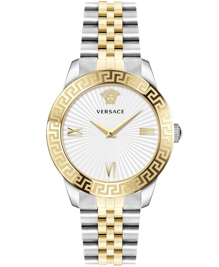 Versace Ladies Watch Greca Signature  38mm White Gold