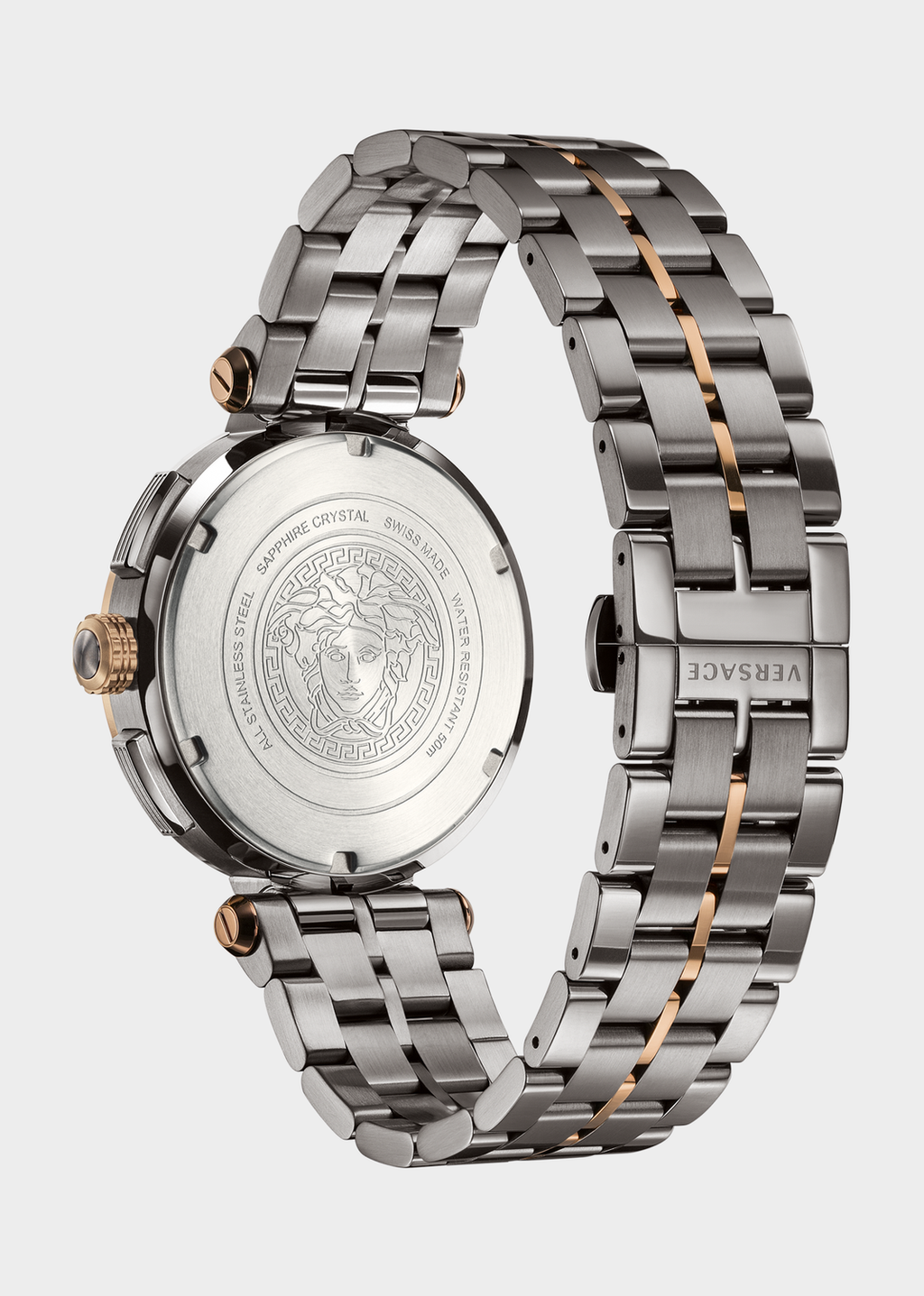 Versace Men's Watch Aion Chronograph 45mm Grey Bronze
