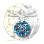 Venezianico Automatic Watch Nereide UltraLeggero 42 Skeleton Aqua