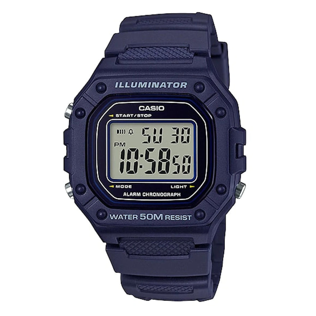 Casio Watch Chronograph Digital Blue