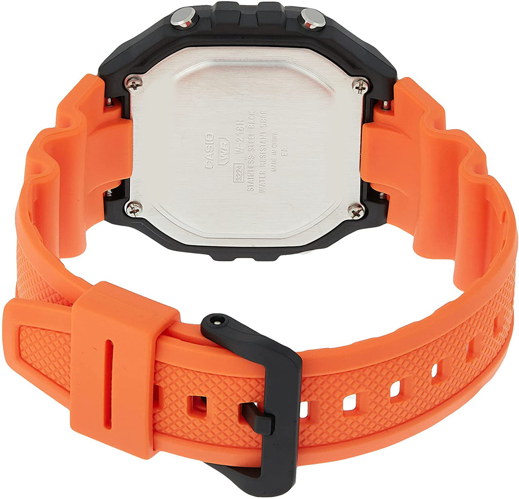 Casio Watch Chronograph Digital Orange