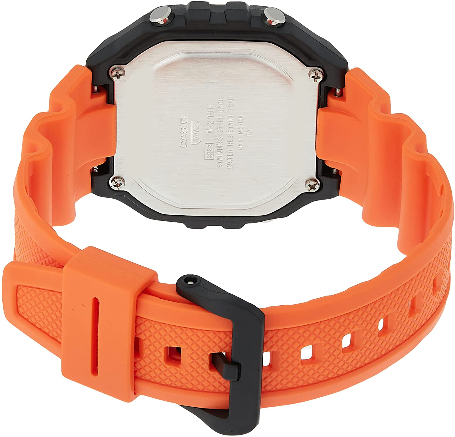Casio Watch Chronograph Digital Orange