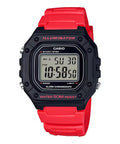 Casio Watch Chronograph Digital Red