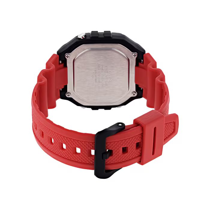 Casio Watch Chronograph Digital Red