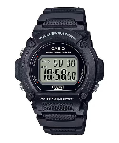 Casio Watch Chronograph Digital Black