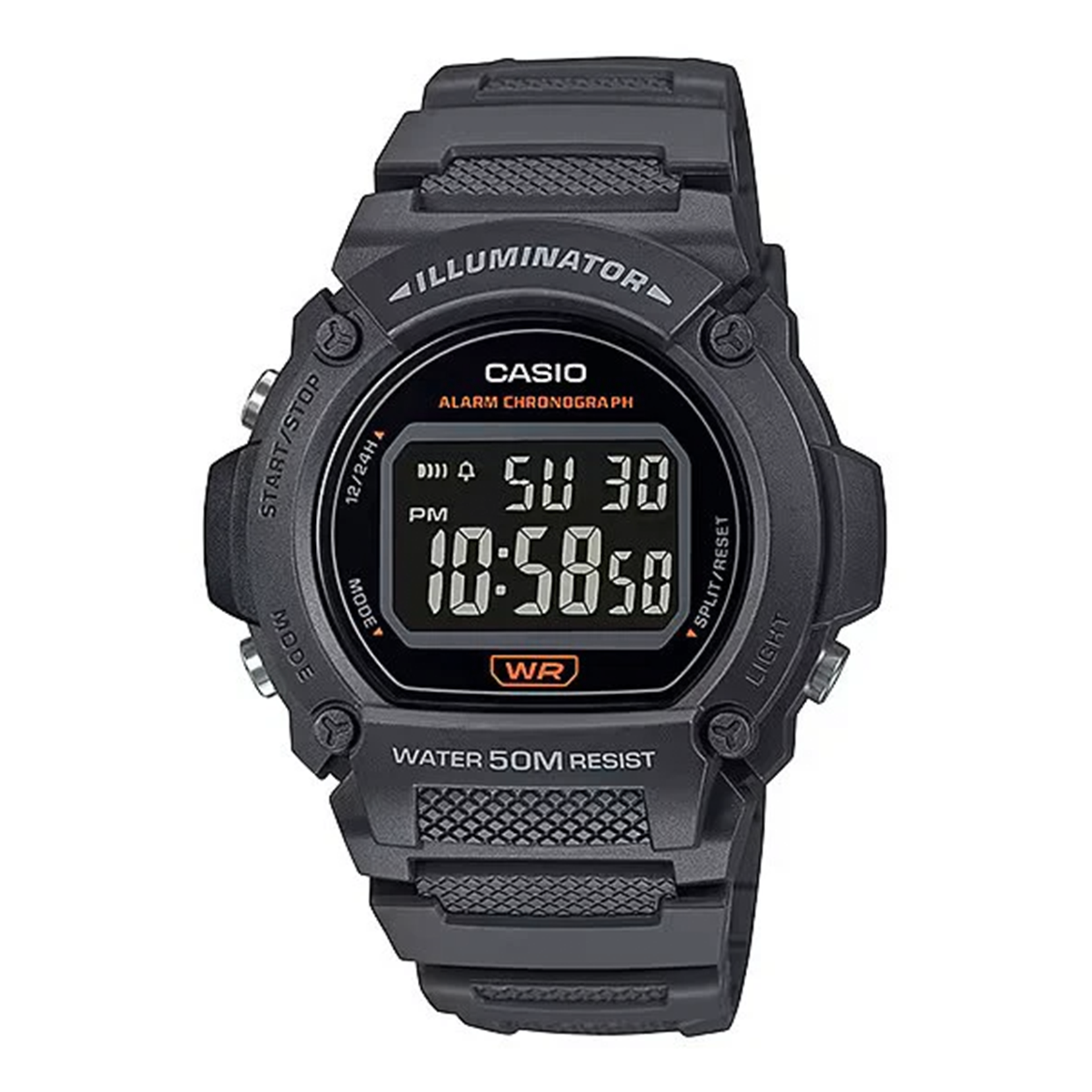 Casio Watch Chronograph Digital Black