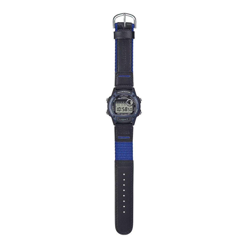 Casio Standard Black Blue Digital Unisex Watch W-220HF-2AV