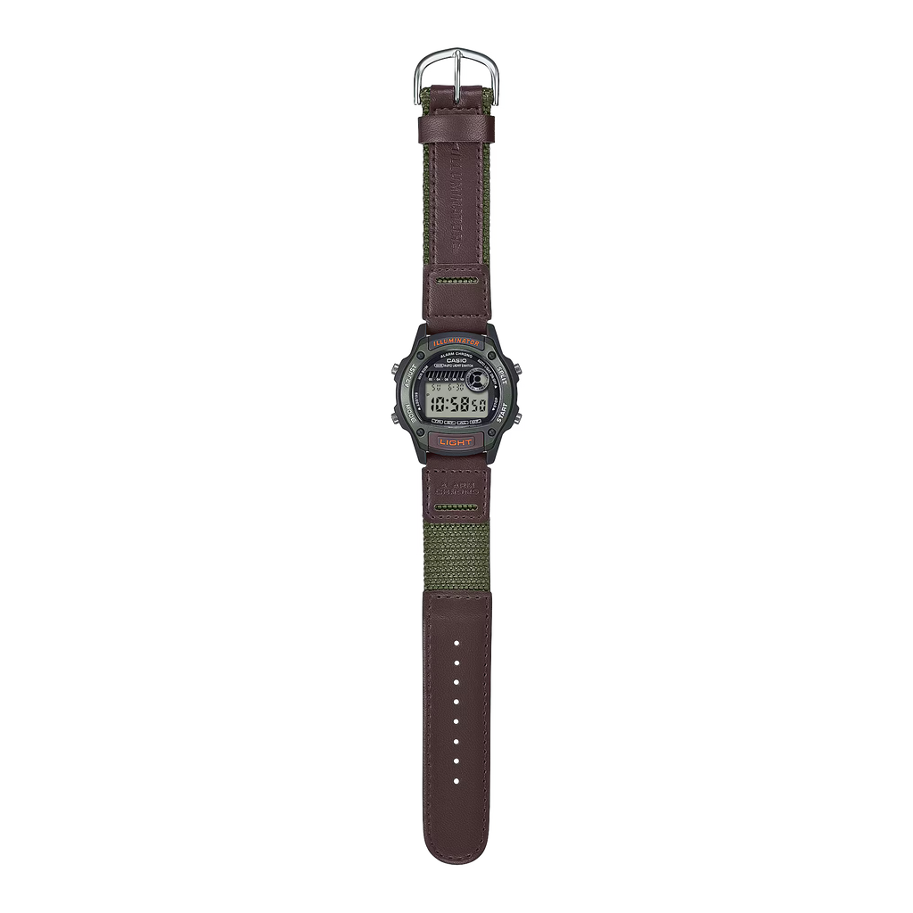Casio Standard Brown Green Digital Unisex Watch
