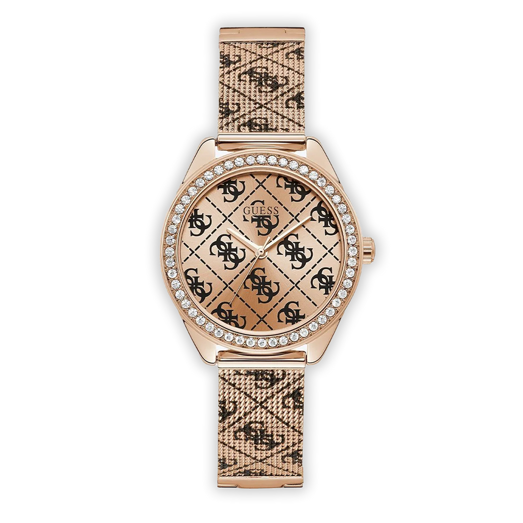 Guess Claudia Ladies Watch Rose Gold