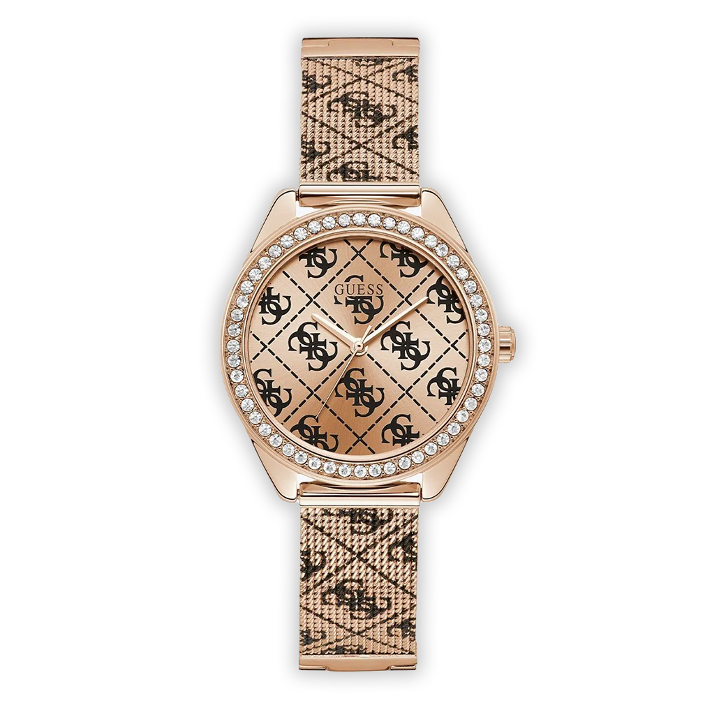 Guess Claudia Ladies Watch Rose Gold